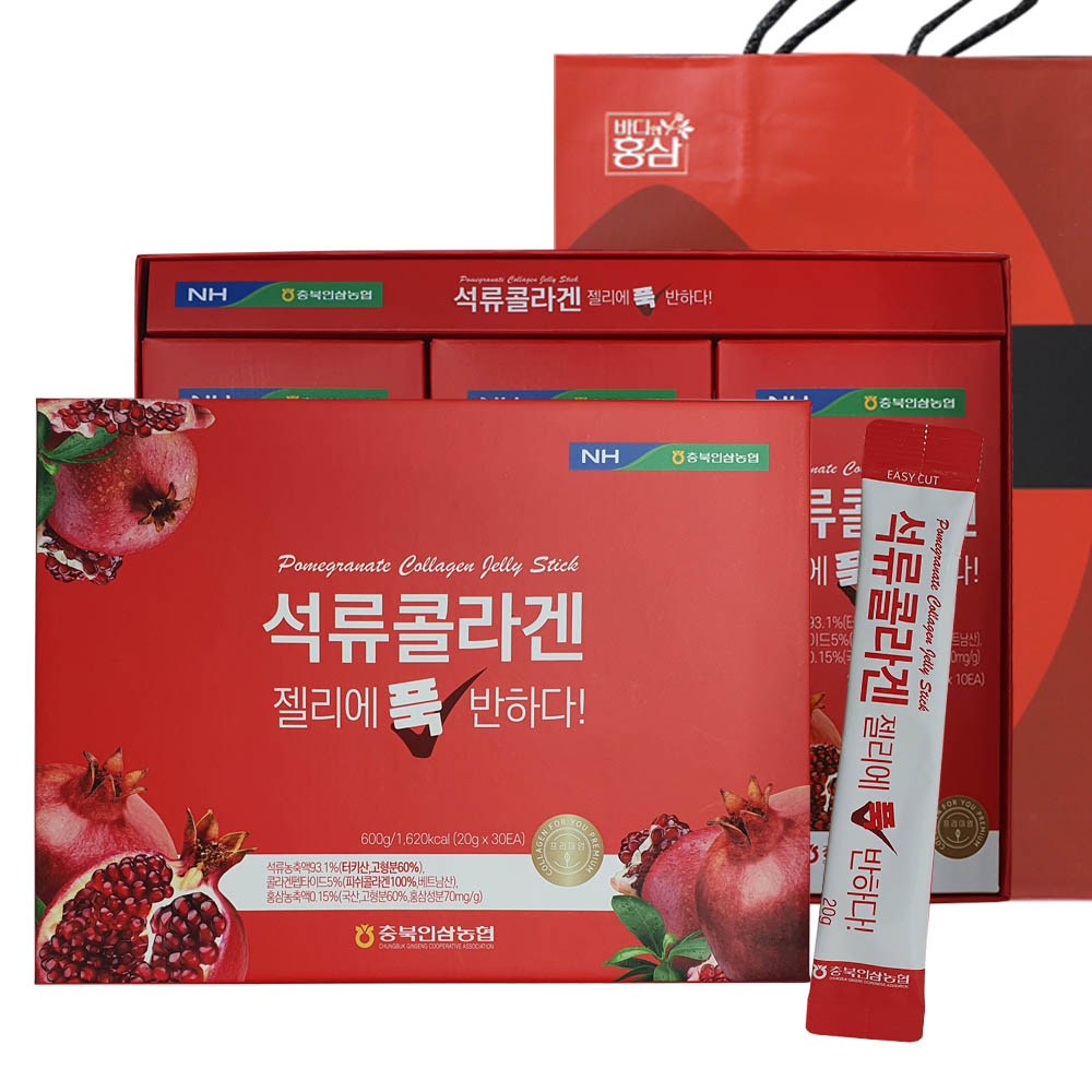 [충북인삼농협] 석류콜라겐 젤리에 푹 반하다 20g x 30포