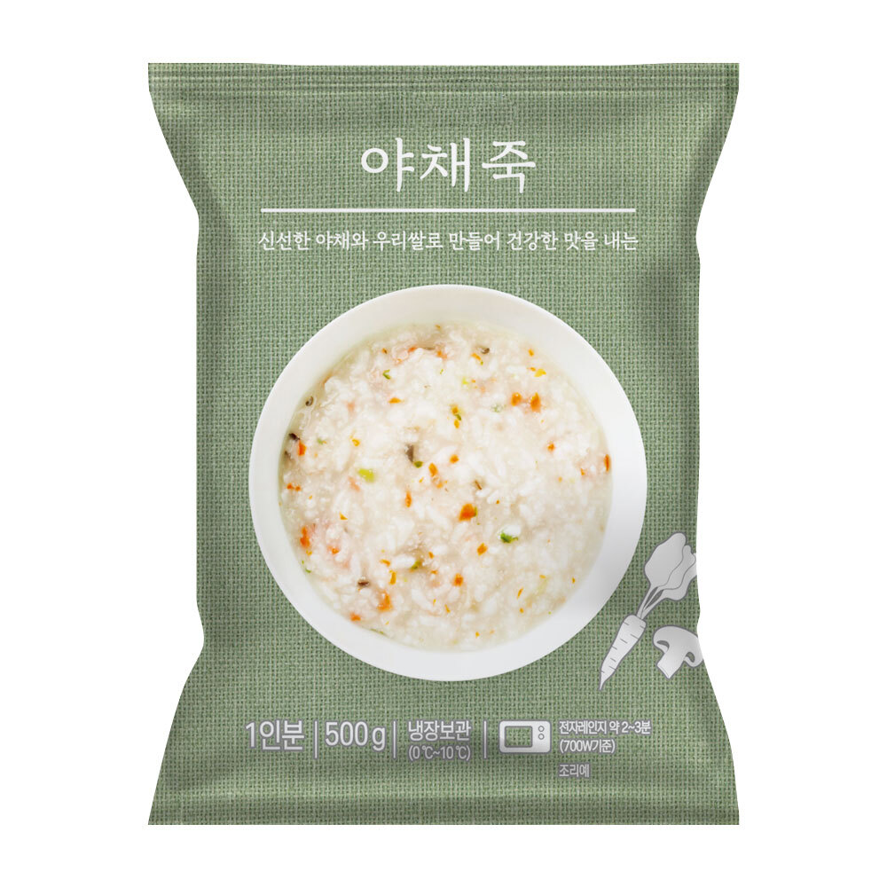 [새싹푸드] 야채죽 500g