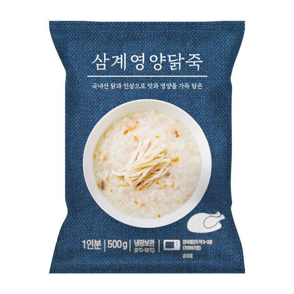 [새싹푸드] 삼계영양닭죽 500g