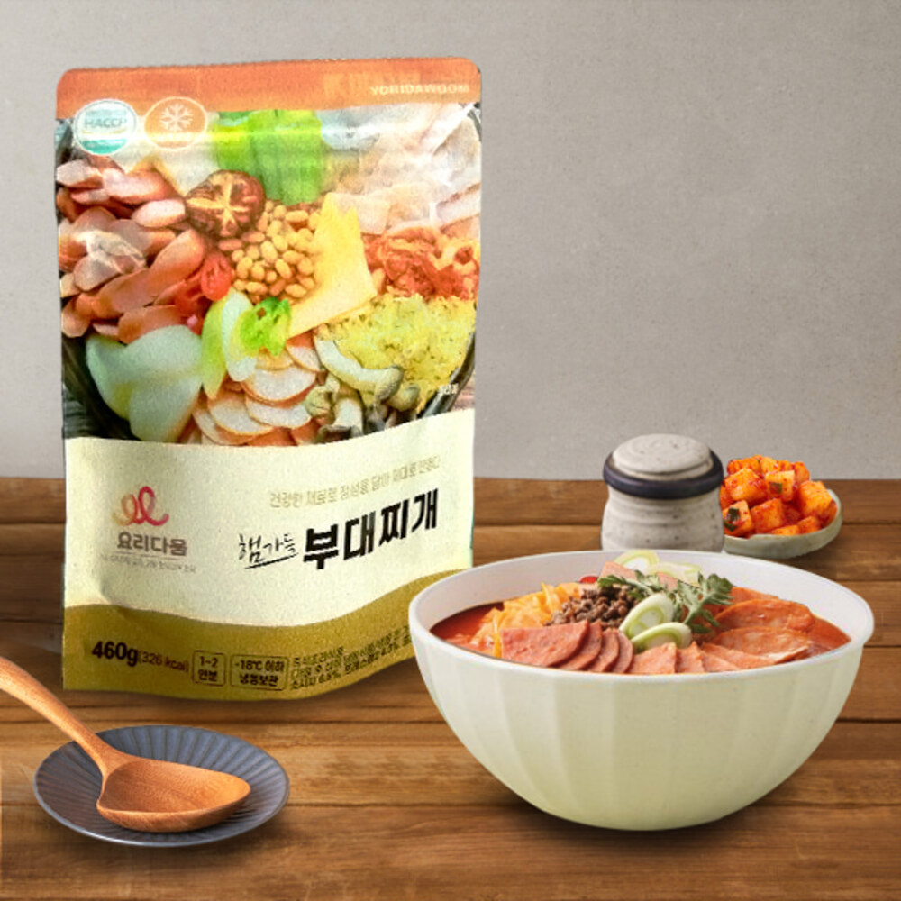 [요리다움] 햄가득부대찌개 460g(1~2인분) x 3팩