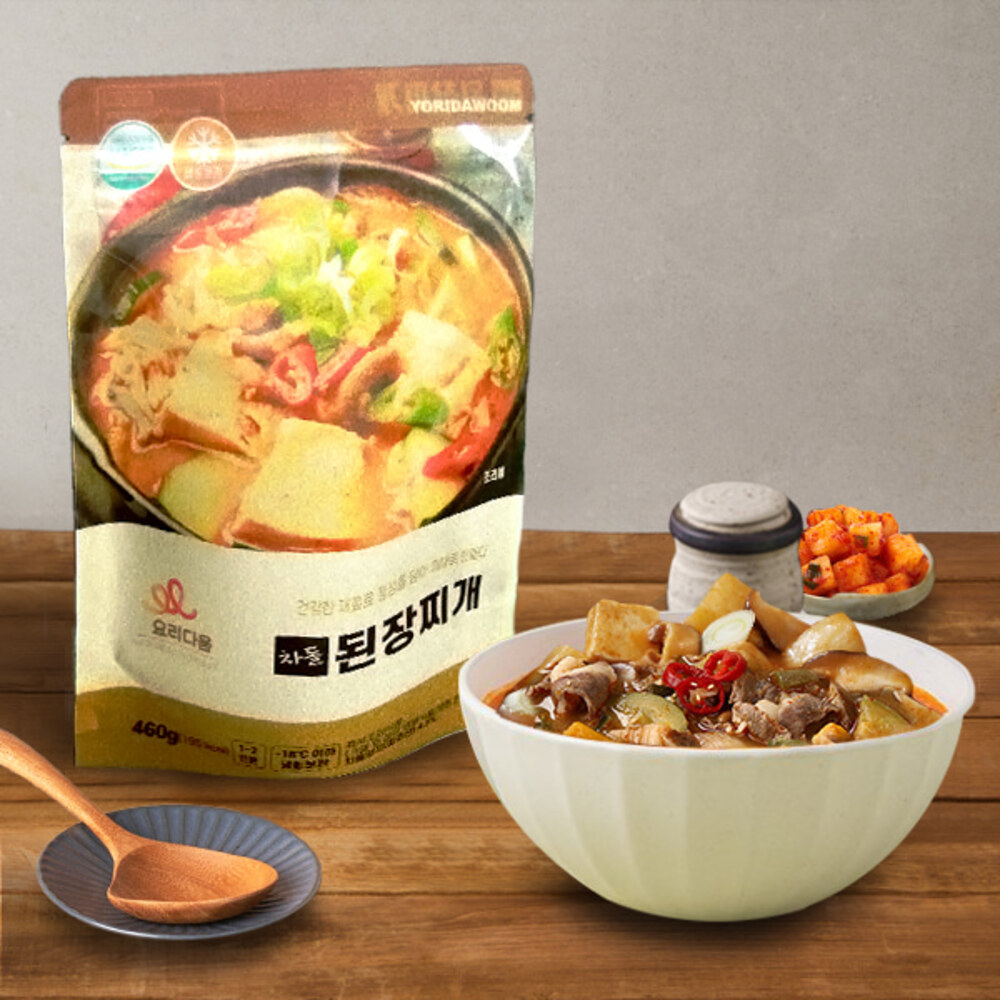 [요리다움] 차돌된장찌개 460g(1~2인분) x 3팩